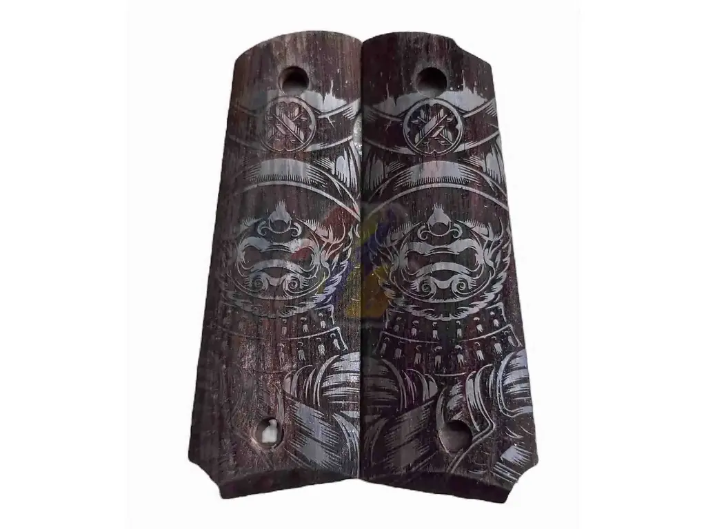 FCW Samurai Style 1911 GBB Wood Grip - Type D
