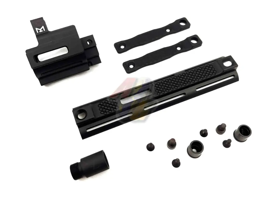 Airsoft Artisan PM Style SCAR M-Lok Front Set Kit for WE/ VFC SCAR Series GBB (Black)