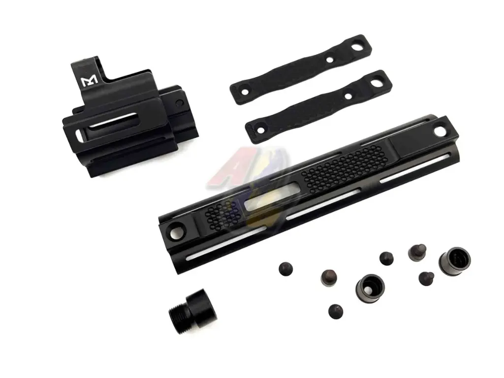 Airsoft Artisan PM Style SCAR M-Lok Front Set Kit for Tokyo Marui SCAR Series EBB (Black)