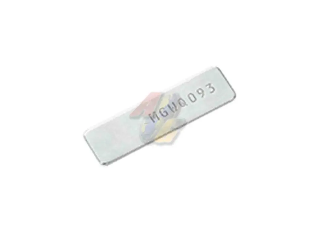 Guarder Stainless Serial Number Tag for Tokyo Marui G17 Gen.5 MOS GBB - Original Number