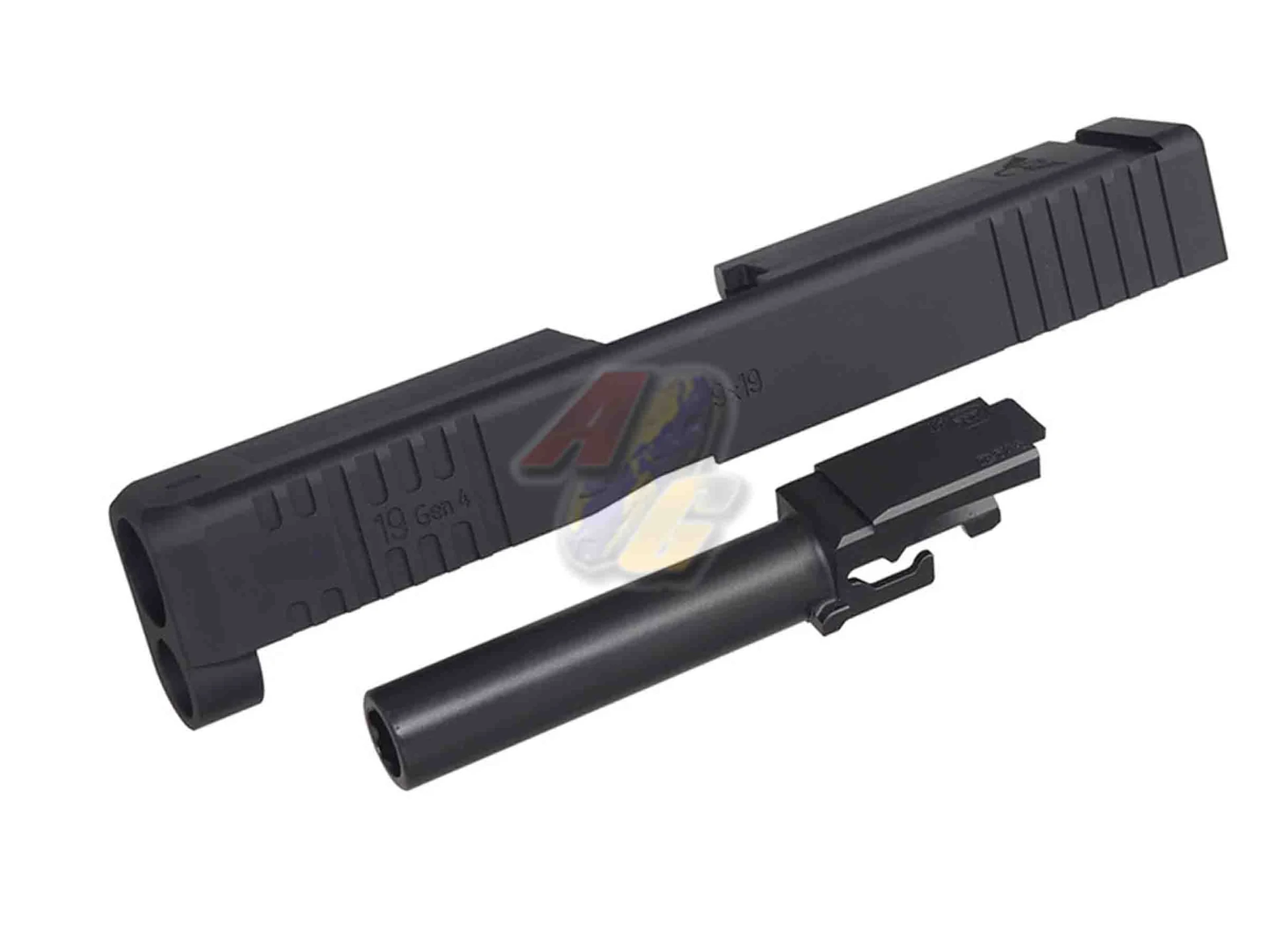 [BM-SL-TMG194WC-BK] Bomber CNC Aluminum WC Style Slide Set for Tokyo Marui G19 Gen.4 GBB