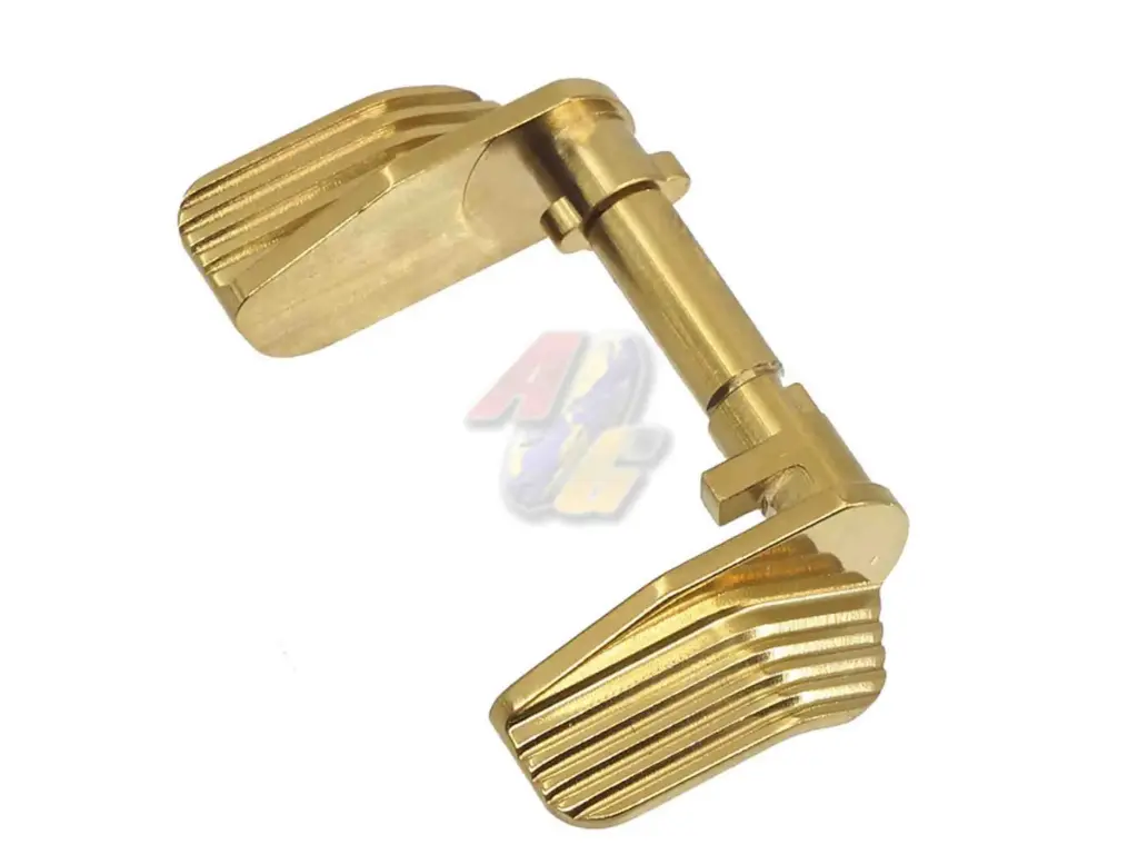 5KU Stainless Thumb Safety-Ambi Extra Wide For KJ Shadow 2 GBB (Gold)