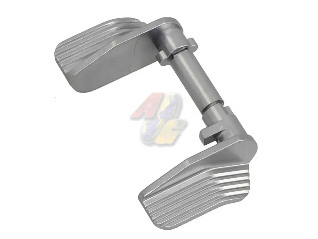 5KU Stainless Thumb Safety-Ambi Extra Wide For KJ Shadow 2 GBB (Silver)