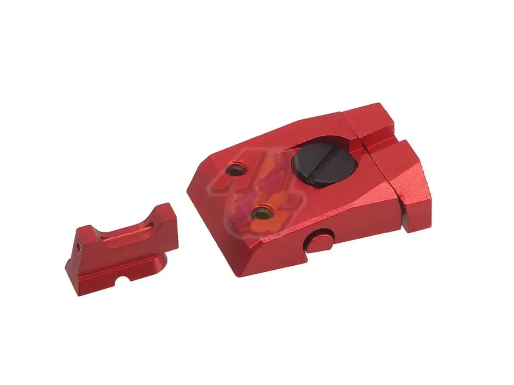 5KU Aluminum Fiber Sight Set For KJ Shadow 2 GBB (Red)