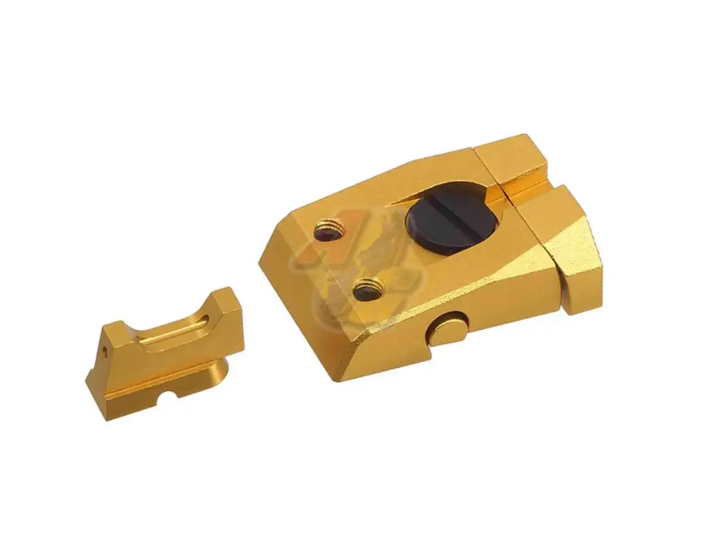 5KU Aluminum Fiber Sight Set For KJ Shadow 2 GBB (Gold)