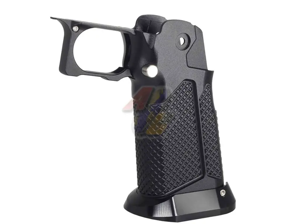 5KU CNC Aluminum Grip Type.10 For Tokyo Marui Hi-Capa Series GBB ( Black )