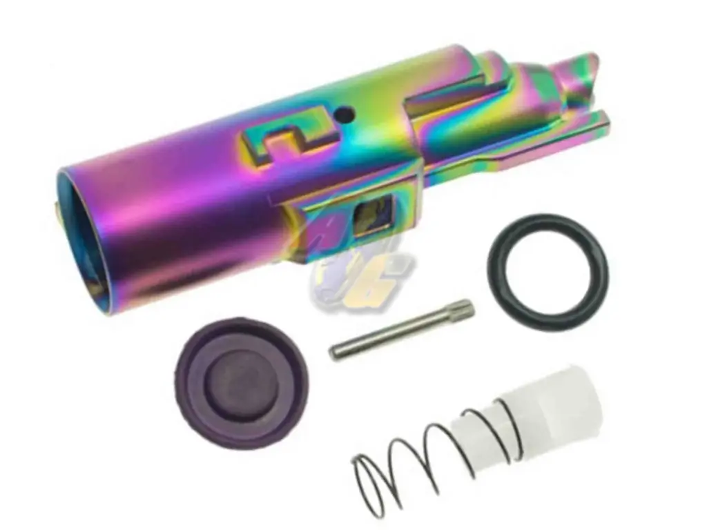 COWCOW Technology Power Up Aluminum Loading Nozzle for Tokyo Marui Hi-Capa GBB Series - Rainbow