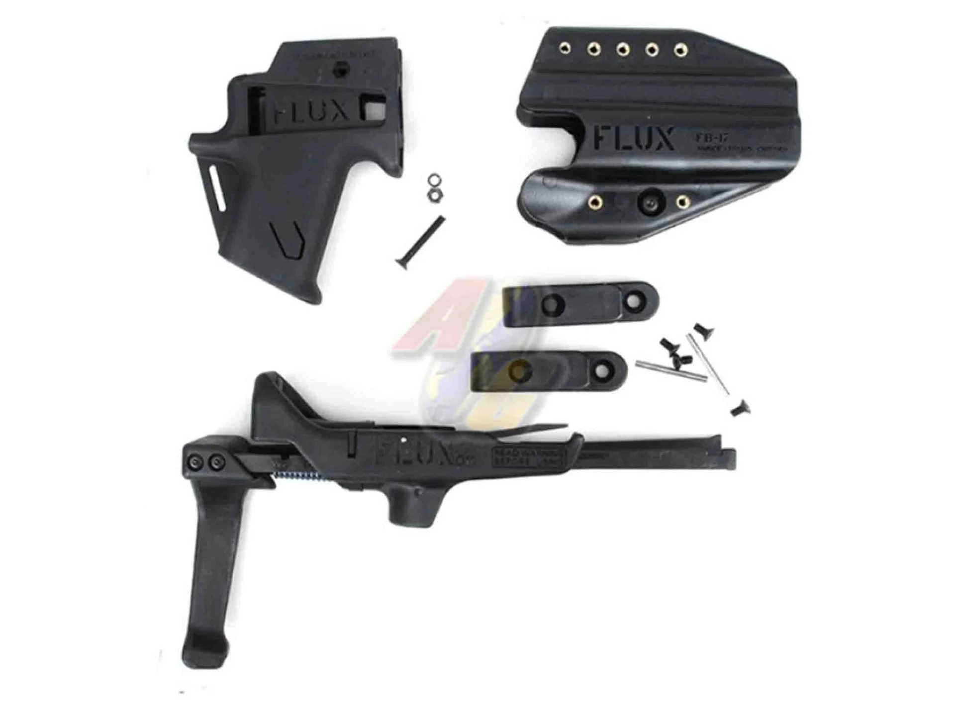 [RGW-FLUX17-BK] RGW F Style Brace, Foregrip and Holster  for G GBB Series - BK