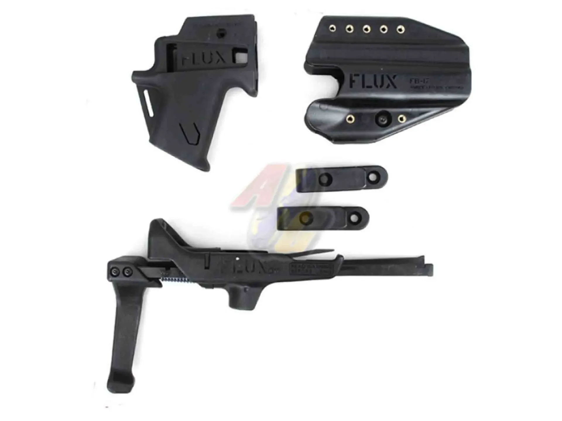 [RGW-FLUX17-BK] RGW F Style Brace, Foregrip and Holster for G GBB Series - BK