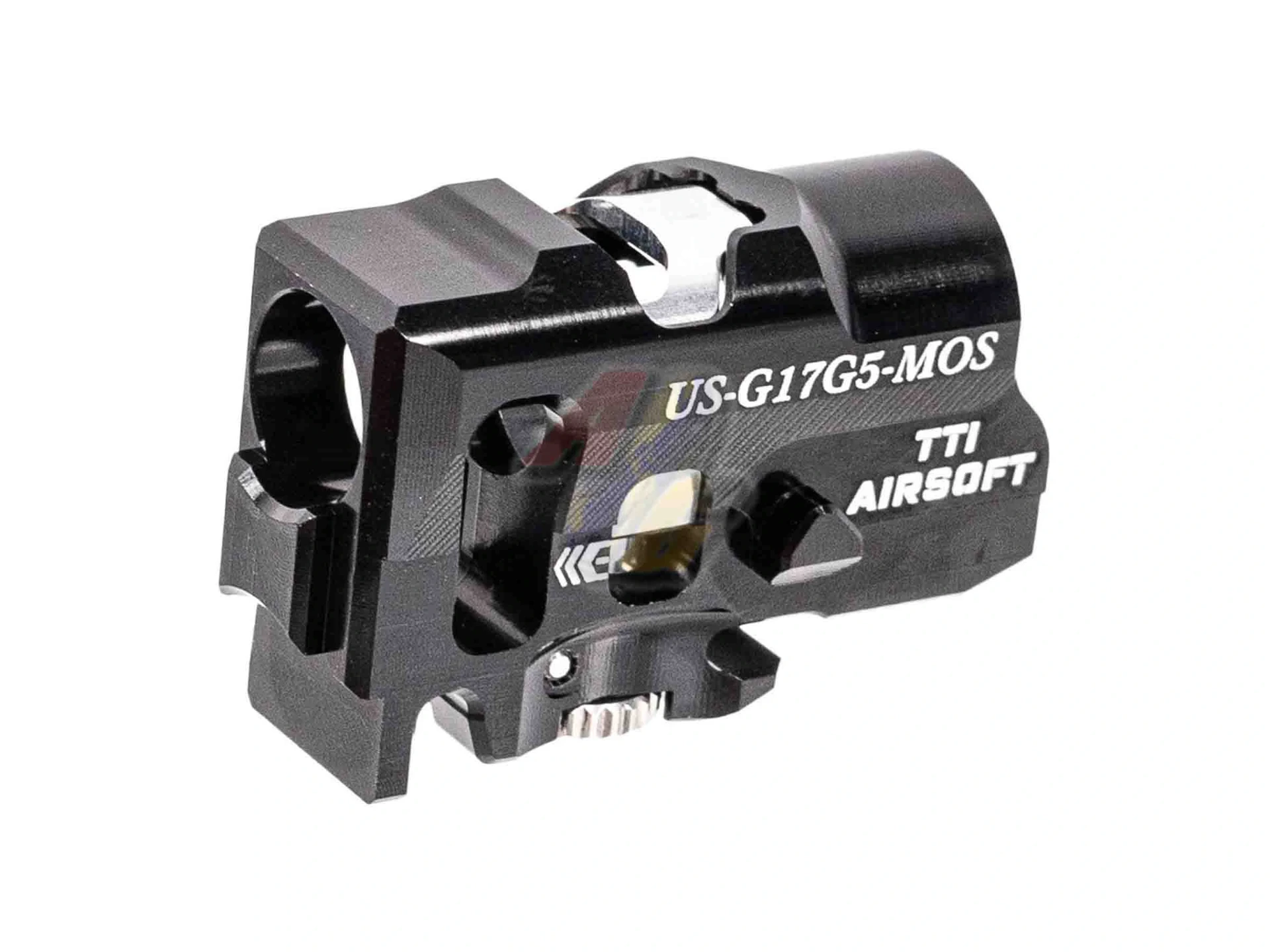 TTI Airsoft Infinity One Piece Full CNC TDC Hop-Up Chamber for SRC Glock G17 Gen.5 MOS GBB - BK