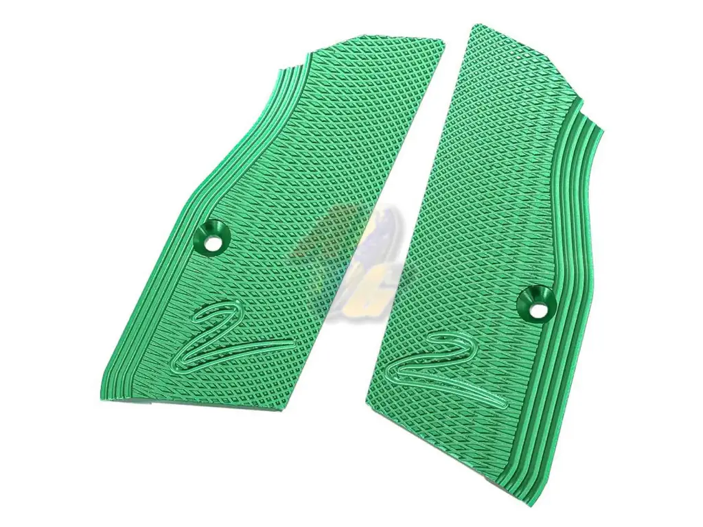 CL CNC Aluminum Grip for KJ Works CZ TS2 GBB - Green