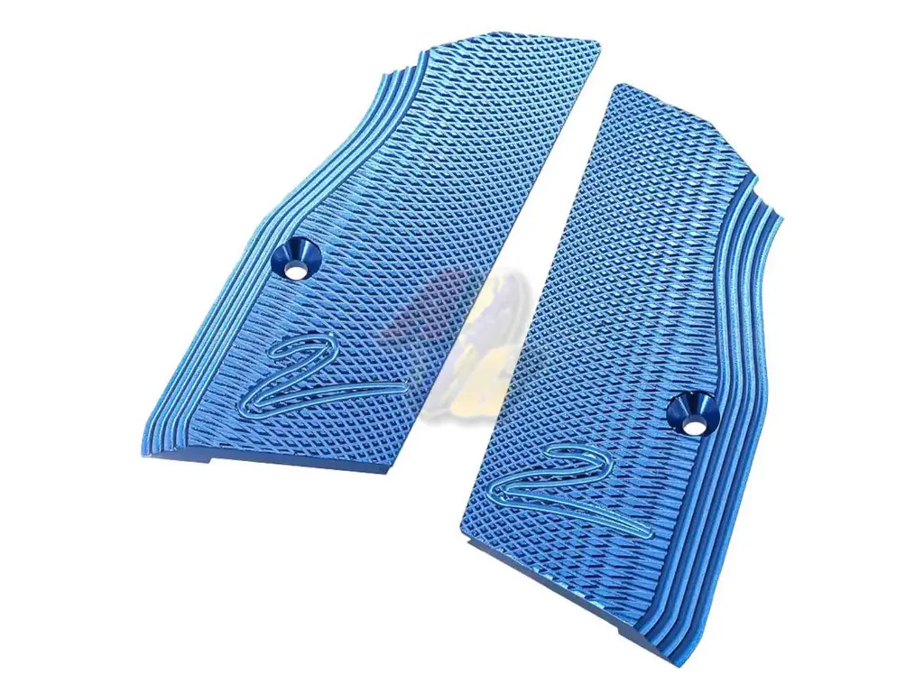 CL Project Design CNC Aluminum Grip for KJ Works CZ TS2 GBB - Blue