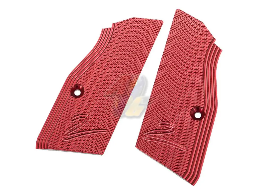 CL Project Design CNC Aluminum Grip for KJ Works CZ TS2 GBB - Red