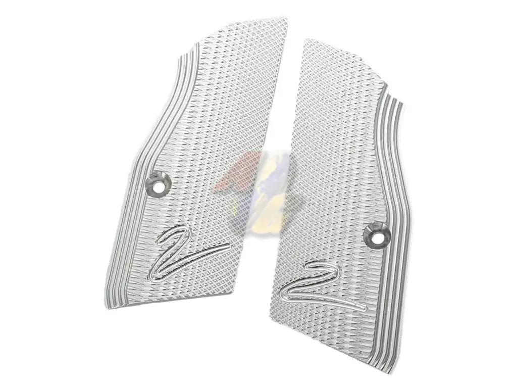 CL CNC Aluminum Grip for KJ Works CZ TS2 GBB (Silver)