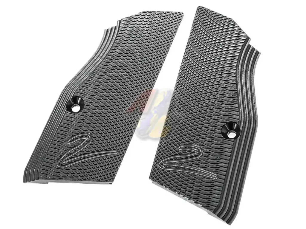CL Project Design CNC Aluminum Grip for KJ Works CZ TS2 GBB - Black