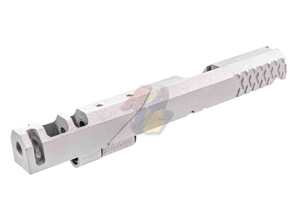 Revanchist Airsoft 3D Printed 6" Slide Kit "(More Haste, Less Speed) for Hi-Capa Series GBB (Cerakote Silver)