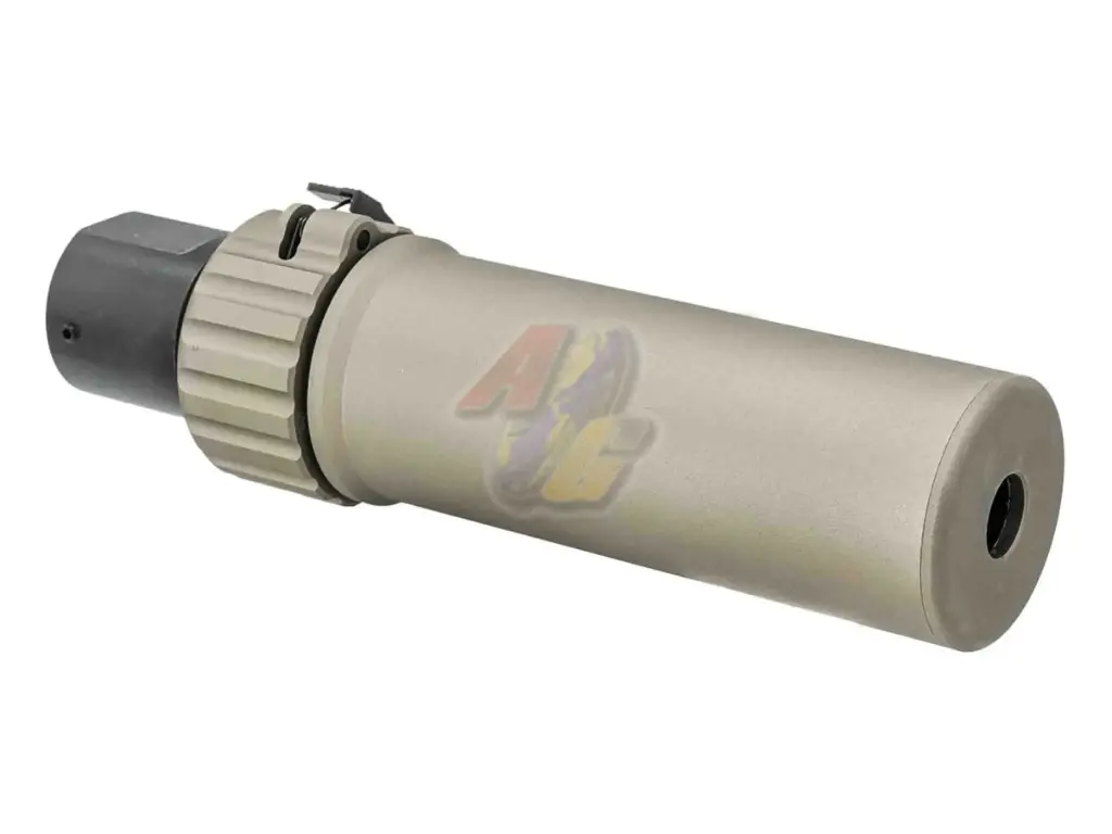 Airsoft Artisan VS Style Silencer with Flash Hider (24mm CW) (Grey)