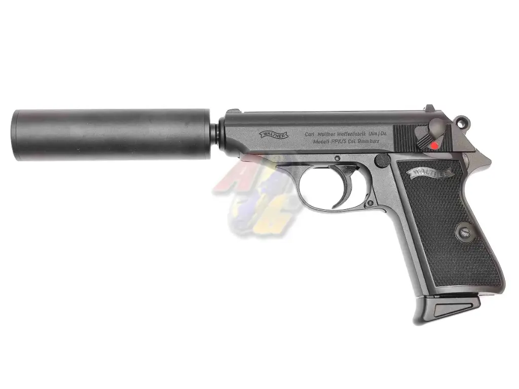 AG Custom Umarex Walther PPK/S GBB with Crusader PPK Suppressor Kit