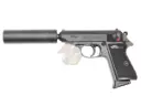 AG Umarex Walther PPK/S GBB with Crusader PPK Suppressor Kit