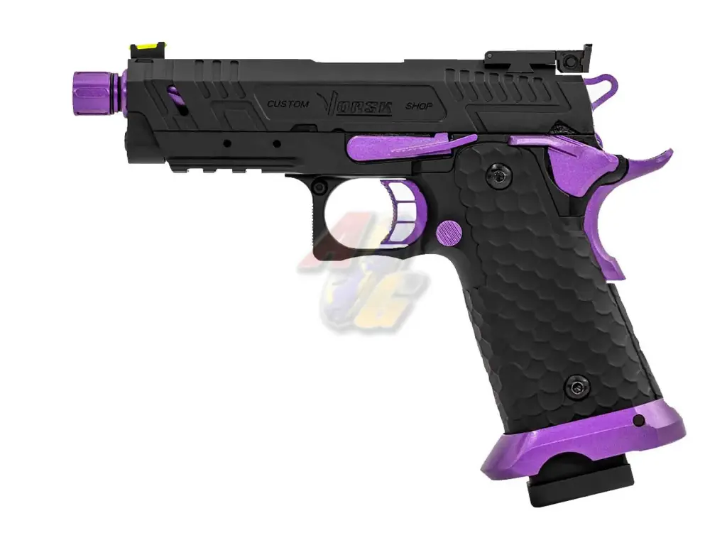 VORSK Hi-Capa CS Vengeance 3.8 Compact GBB (Black) (Purple Match)