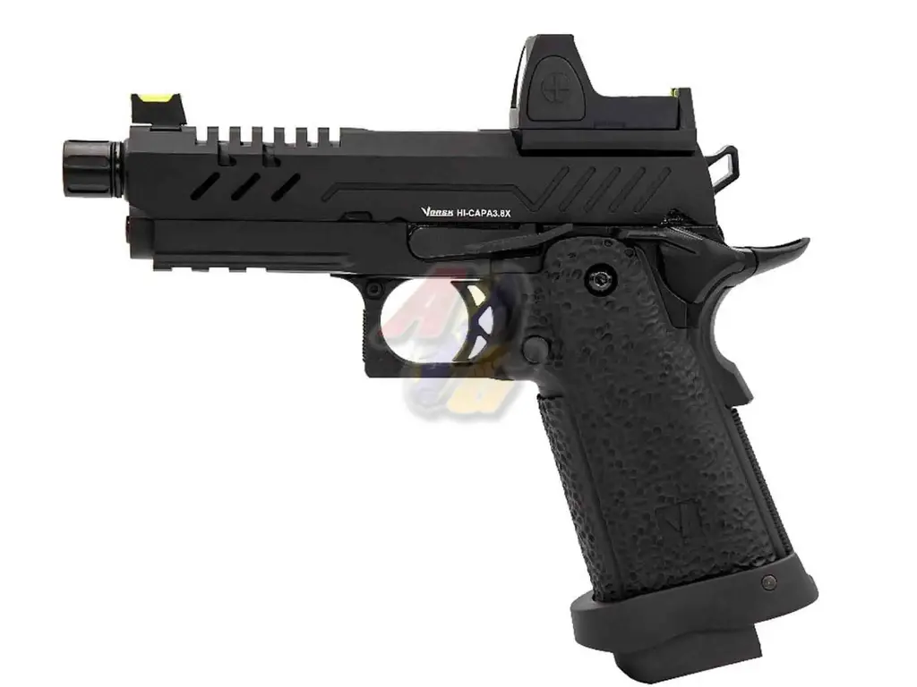 VORSK Hi-Capa 3.8 Pro GBB Pistol with Red Dot Sight (Black)