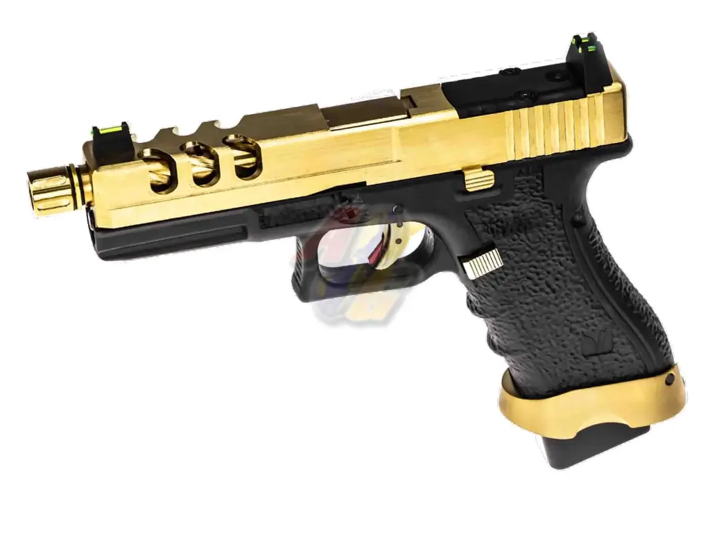 VORSK EU7-Vented CNC Aluminium Slide GBB (2-Tone, Black/ Gold)