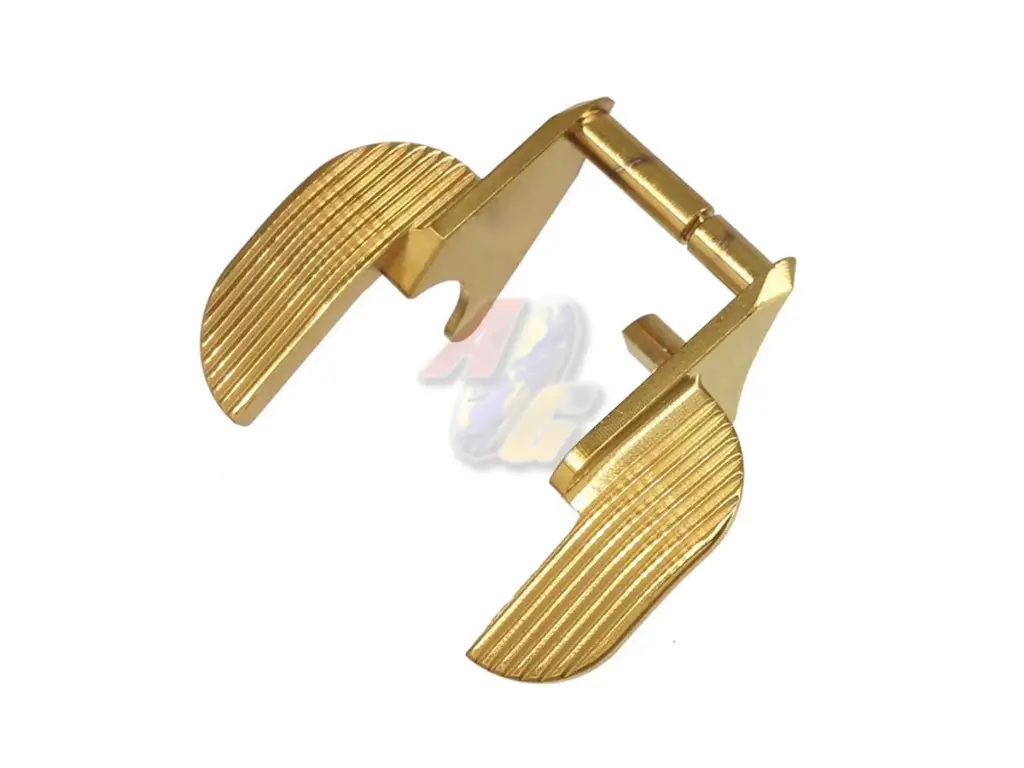 5KU Stainless Thumb Safety-Ambi Extra Wide For Tokyo Marui Hi-Capa Series GBB (Gold)