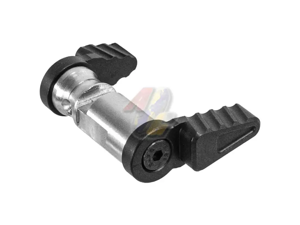 Revanchist Airsoft Stainless Steel 45 Degree Ambidextrous Selector for Tokyo Marui M4 Series GBB (MWS) (Type D) (BK)
