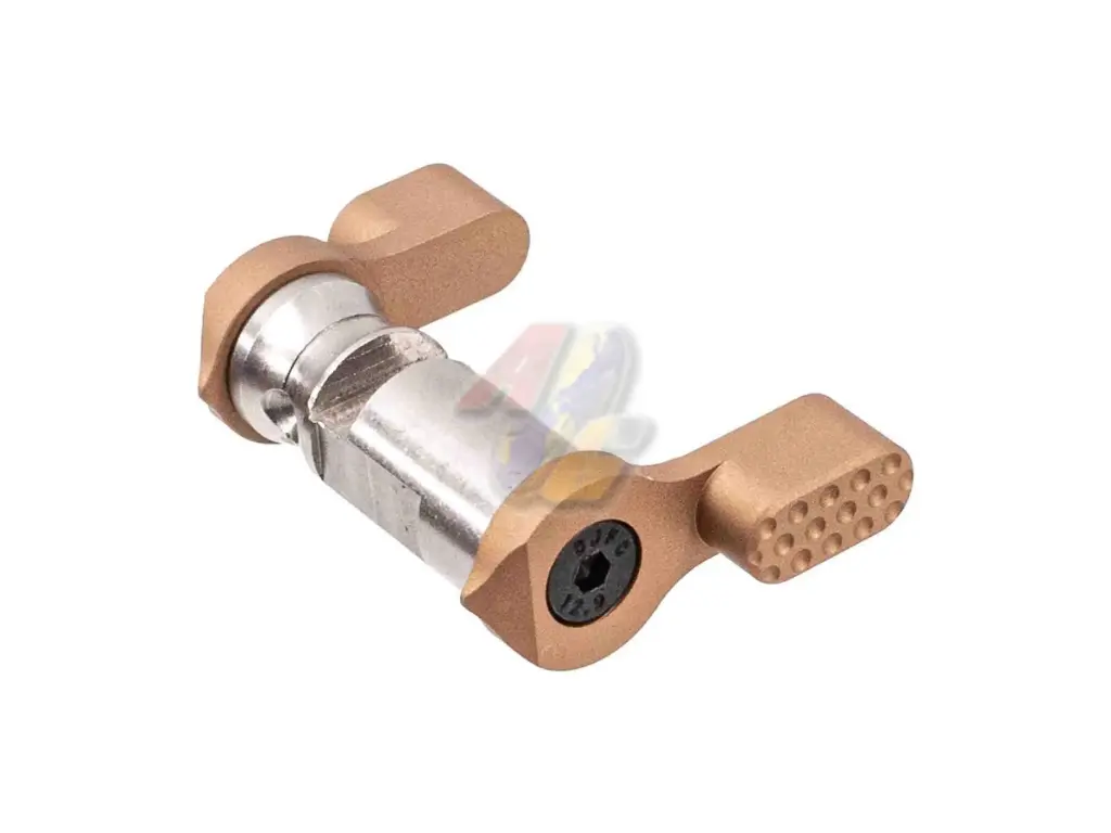 Revanchist Airsoft Stainless Steel 45 Degree Ambidextrous Selector for Tokyo Marui M4 Series GBB (MWS) (Type C) (Tan)