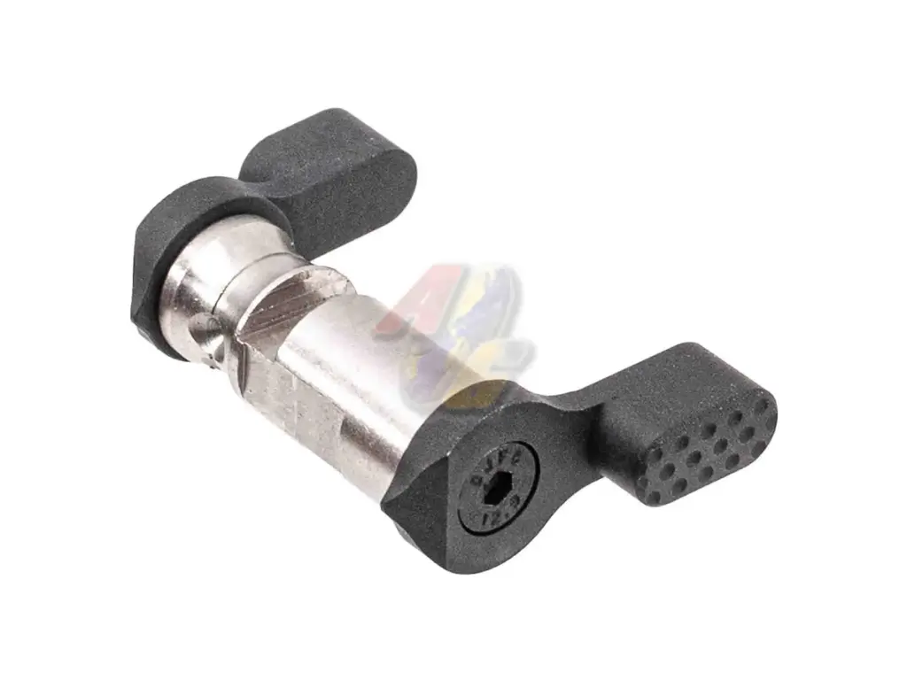 Revanchist Airsoft Stainless Steel 45 Degree Ambidextrous Selector for Tokyo Marui M4 Series GBB (MWS) (Type C) (BK)