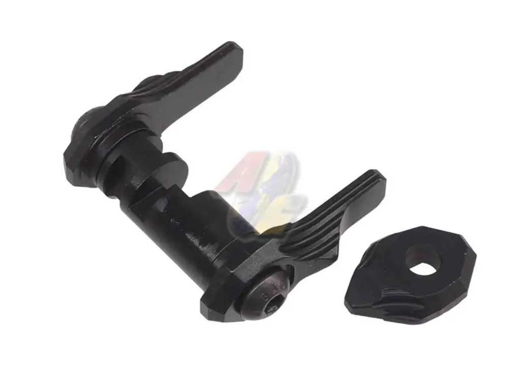 5KU Steel KAC Style Ambi Safety Selector for Tokyo Marui M4 Series GBB ( MWS ) ( Type B/ Scalloped )