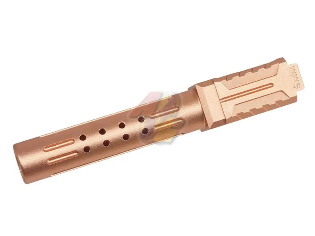 5KU BRA Aluminum Barrel for Umarex/ VFC Glock 19 Gen.3 GBB (Bronze)
