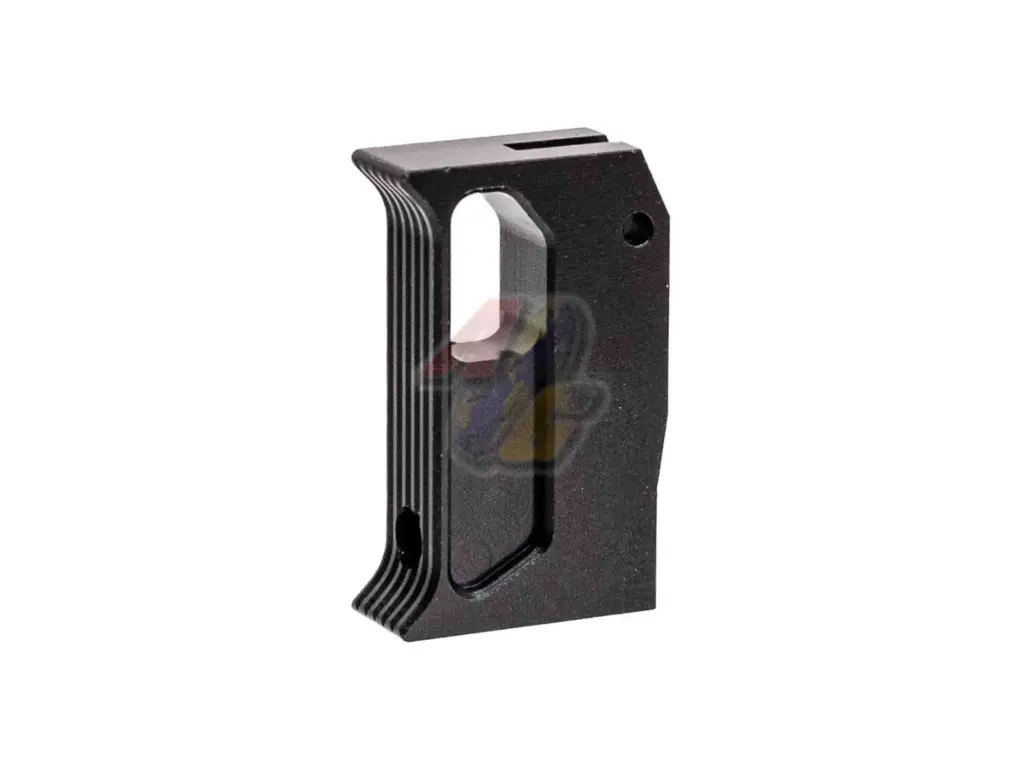 Revanchist Airsoft CNC Aluminum Flat Trigger for Tokyo Marui Hi-Capa Series GBB (Type I) (Black)