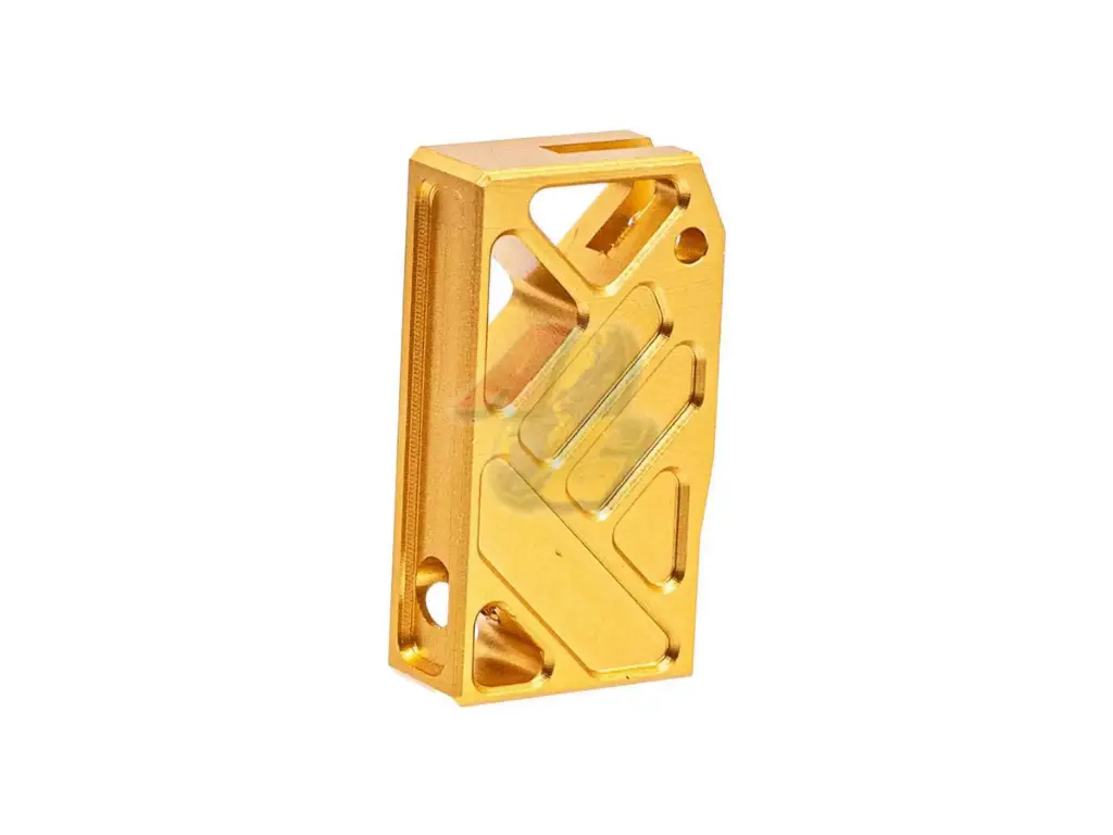 Revanchist Airsoft CNC Aluminum Flat Trigger for Tokyo Marui Hi-Capa Series GBB (Type H) (Gold)