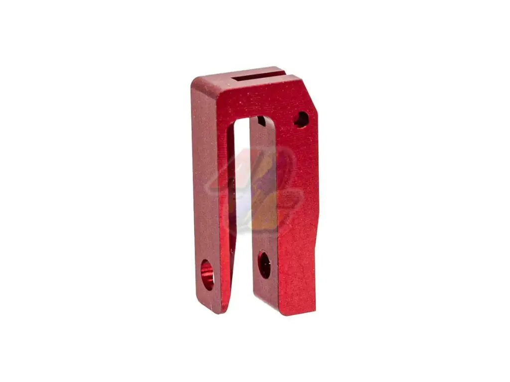 Revanchist Airsoft CNC Aluminum Flat Short Trigger for Tokyo Marui Hi-Capa Series GBB (Type G) (Red)