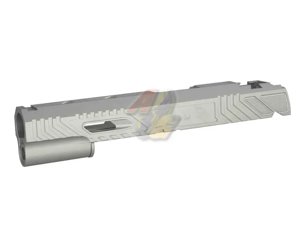 5KU CNC Aluminum WildCat Slide for Tokyo Marui Hi-Capa Series GBB (Silver)