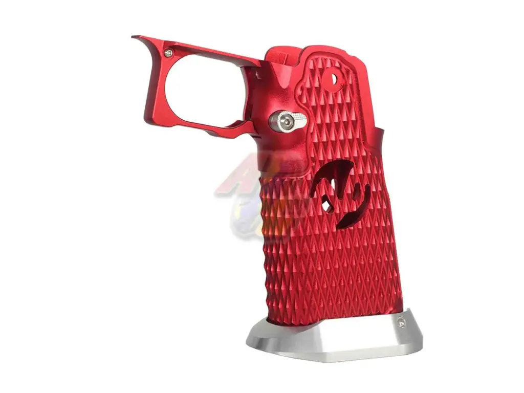 5KU CNC Aluminum Grip Type.9 For Tokyo Marui Hi-Capa Series GBB (Red)