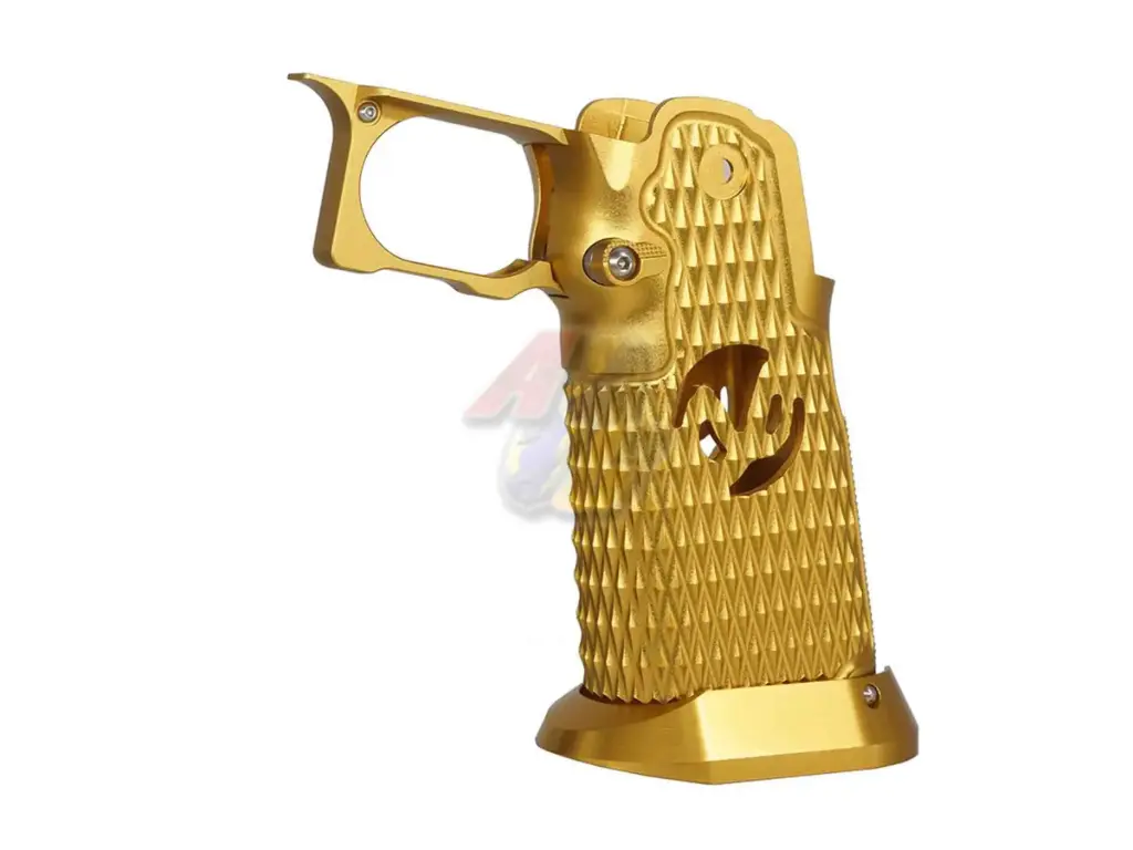 5KU CNC Aluminum Grip Type.9 for Tokyo Marui Hi-Capa Series GBB (Gold)