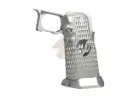 5KU CNC Aluminum Grip Type.9 for Tokyo Marui Hi-Capa Series GBB (Silver)