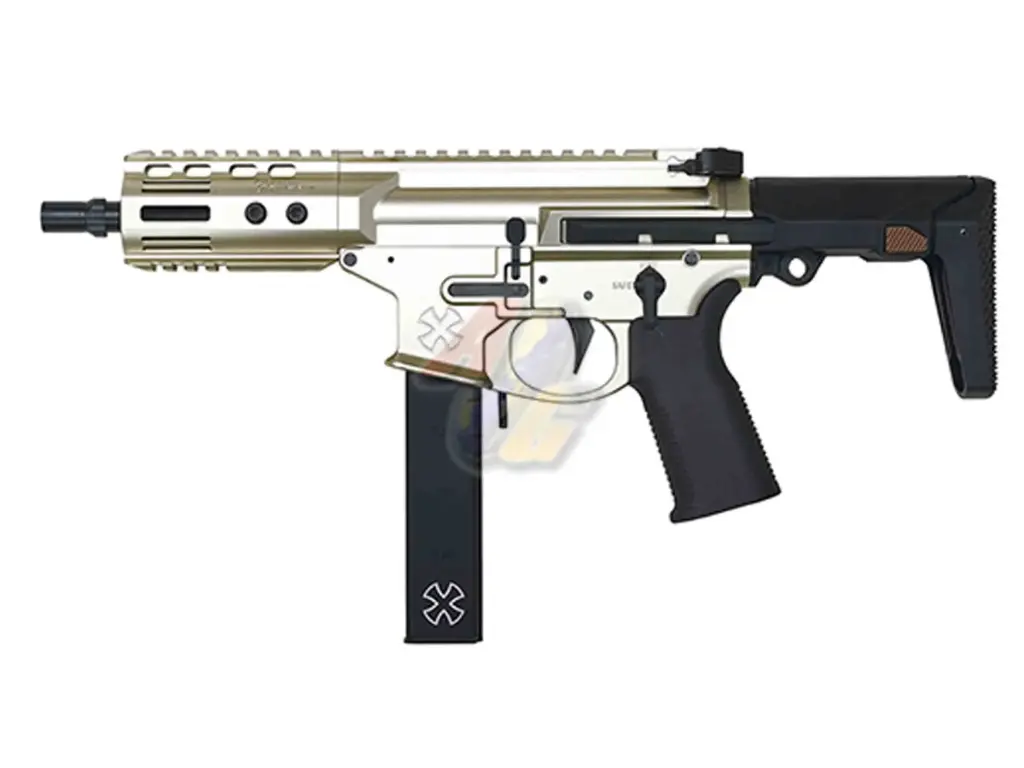 EMG Noveske N9 SPACE BABY 5.25" N9 GBB - Cerakote FX Silver MWS GBB (by Dytac)