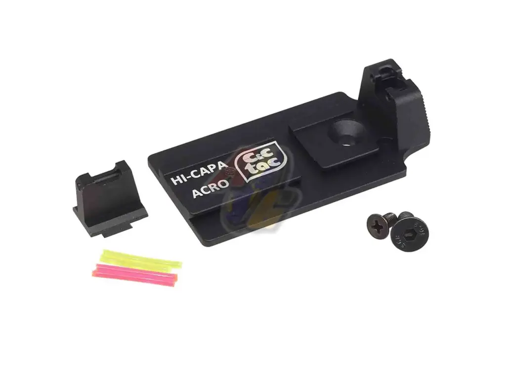 C&C Tac ACRO Adapter Plate Mount Sight Set for Tokyo Marui Hi-Capa GBB Series