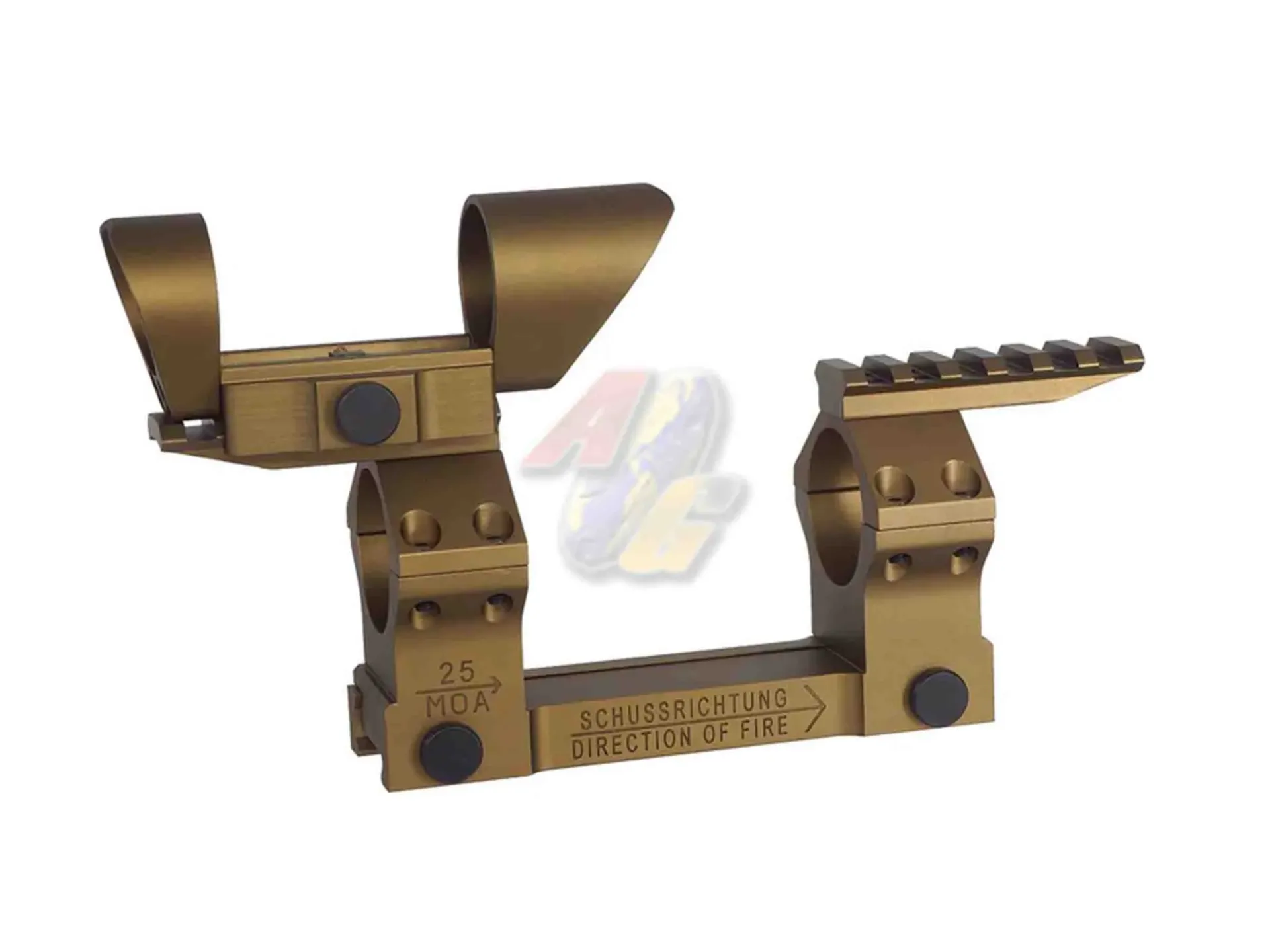 [EC-MP424-DY] E&C 30mm Scope Mount with T1 Sunshade Mount (DE)