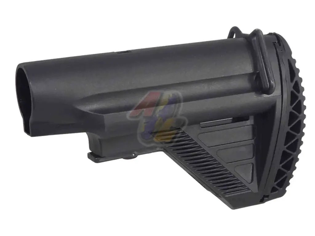 E&C E1 Style Retractable Stock for E&C HK417/ G28 AEG Series - BK