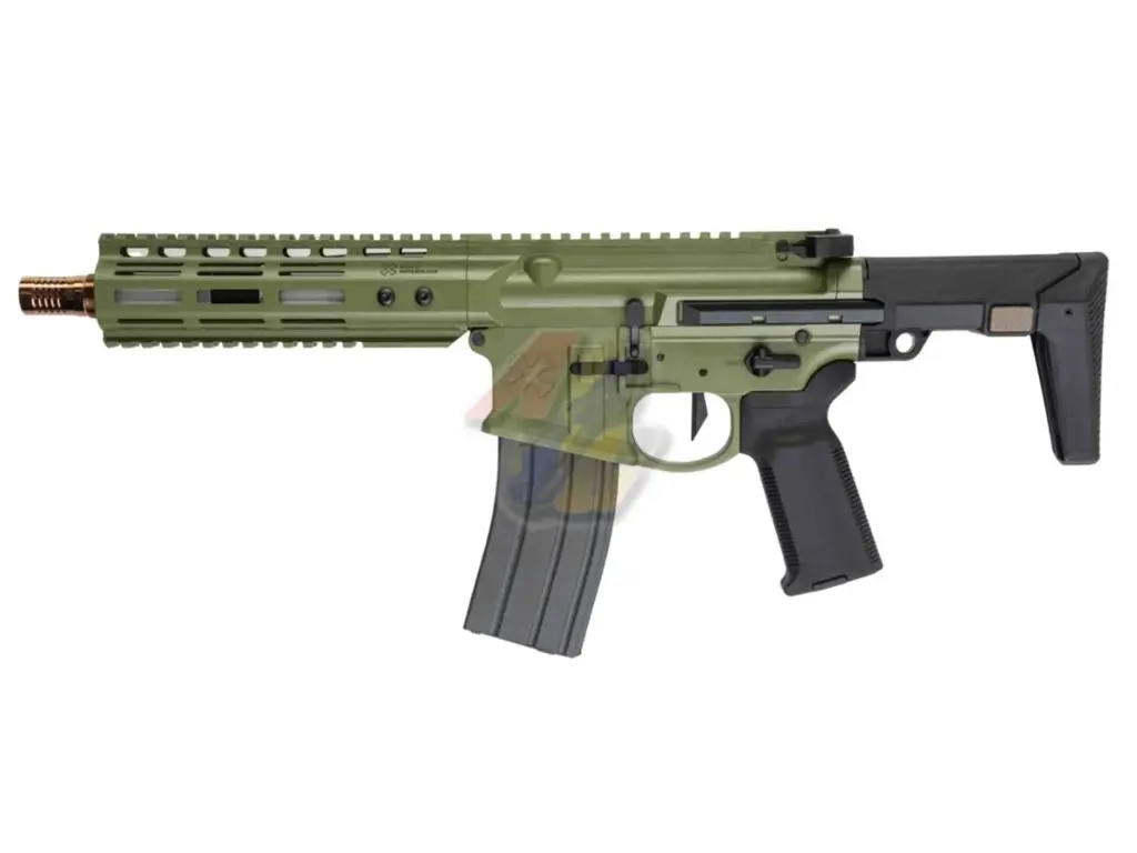 EMG Noveske Licensed Ghetto Blaster NHR-7 MWS GBB - Gen.2 (Bazooka Green) (by Double Eagle)
