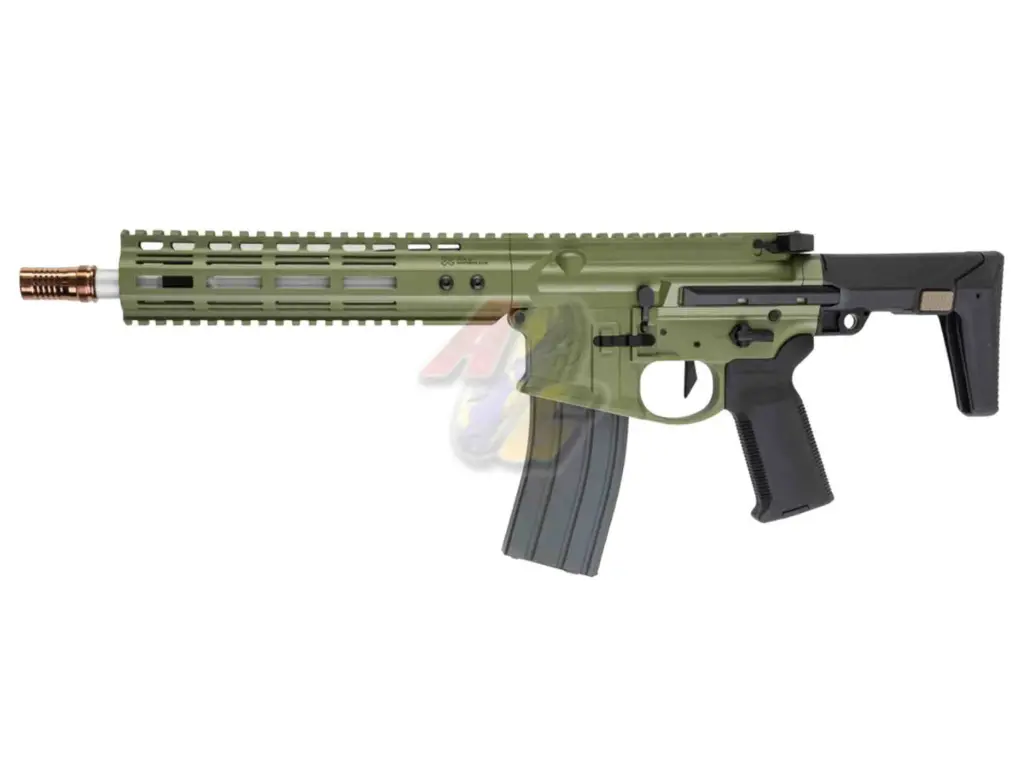 EMG Noveske Licensed Ghetto Blaster NHR-9 MWS GBB - Gen.2 (Bazooka Green) (by Double Eagle)
