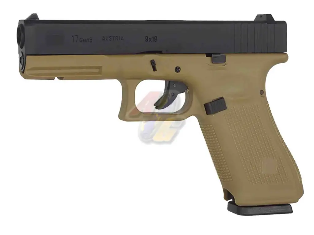 E&C G17 Gen.5 GBB Pistol (Black/ Dark Earth)