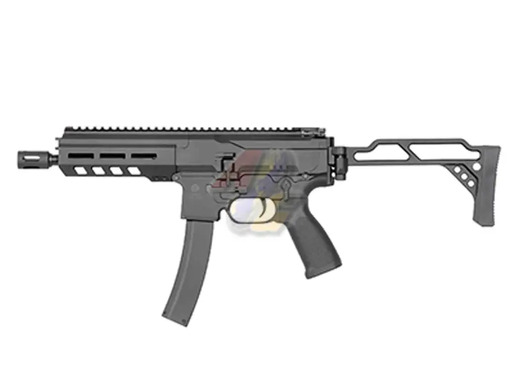 Double Eagle M924 DMP-9 AEG SMG Rifle with ETU Wireless - BK