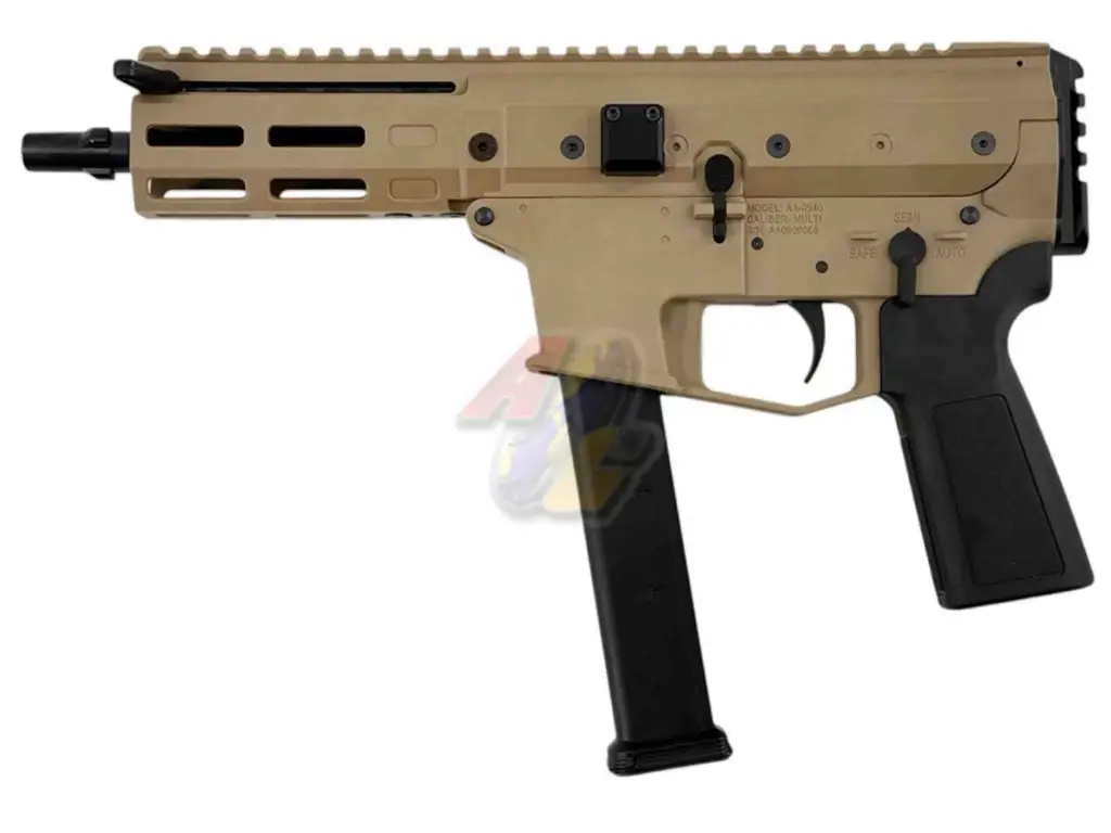 [EMG-GBB-AA-MDP-DE] EMG MDP-9 Airsoft Gas Blowback Pistol Caliber Carbine - Dark Earth (Licensed by Angstadt Arms)