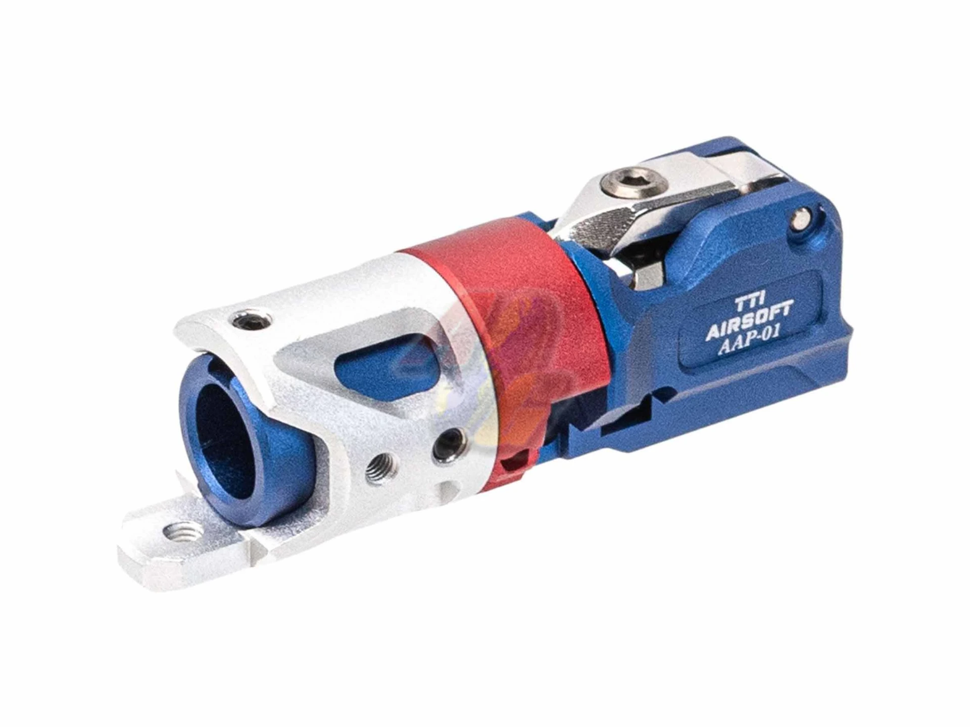 [TTI-P0043-BU] TTI Airsoft Infinity CNC Aluminum One Piece TDC Hop-Up Chamber for Action Army AAP-01 GBB - Blue