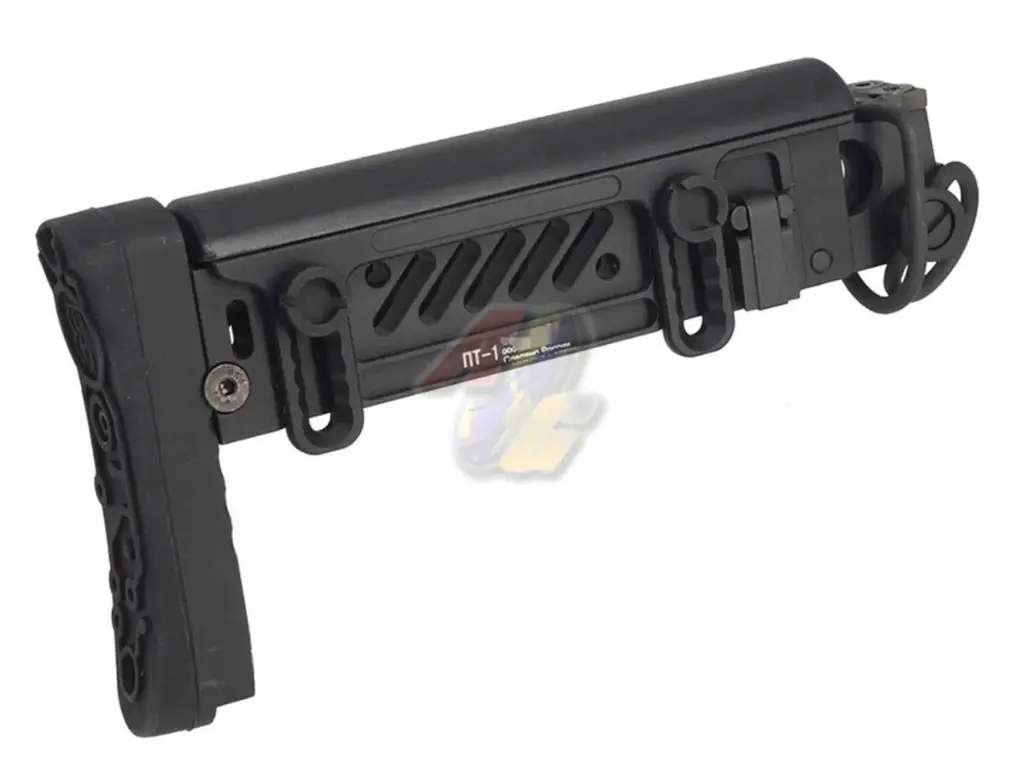 5KU PT-1 Gen2 Side Folding Stock for GHK/ LCT/ CYMA AK with Silde Folding Stock Receiver (Black)